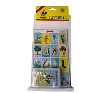 Don Clemente NWT Loteria Mexican Bingo Card Game Set